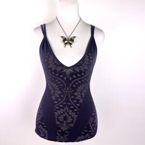 Intimately Free People Grey Mercury Seamless Cami Tank top, XS/S